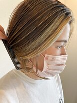 ウル(uLu.)&nbsp;【アクセントカラー】ミニボブ×インナーグレージュ☆