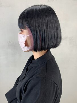 アイティーバイアルバム 下北沢店(IT by ALBUM) インナーピンクパープル_アースカラーくびれヘア_ba369241