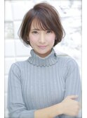 【斉藤 航人】大人かわいい丸みショートボブ