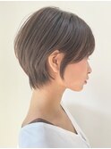 30代40代大人女性/前髪なしショートボブ/ショートヘア/髪質改善