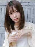 くびレイヤーワンカールストレートミディ