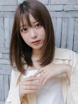 くびレイヤーワンカールストレートミディ