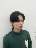 韓国センターパートウルフヘア