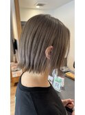 切りっぱなし×ハイトーンカラー
