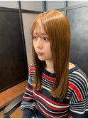 ミニウルフ/くすみブルー/テラコッタ/韓国マッシュ/くびれヘア