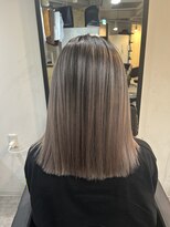 ラフ 難波店(LAFF)&nbsp;#セミディ#シアーカラー#ショートヘア#姫カット#ダークアッシュ