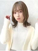 say. レイヤーミディアムくびれレイヤーハイレイヤー韓国風青山
