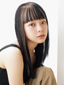 ラフィス ヘアー エルア 武庫之荘店(La fith hair elua) 【La fith】ストレート×オン眉