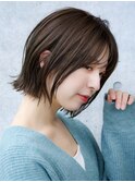 前髪あり大人小顔外はねボブ 30代40代50代【AIN.表参道】川原