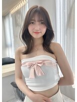 ボタン テンジン(VOTAN tenjin)&nbsp;【votan_はまひ】ブラウンカラー/前髪カット/顔まわりカット