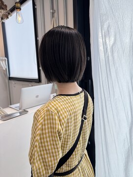 ロカ 表参道(loka) グレージュ/大人ボブ[表参道/ブリーチ/ハイライト]Mai