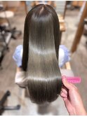 【Moana Lua】#髪質改善#トリートメント#オリーブベージュ