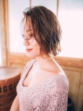 アラワラブルー(arrawarra blue) ナチュラルかきあげボブ/20代/30代/40代/50代/倉敷/白楽町