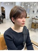 【畑中正敏】愛されショートボブ艶髪/似合わせカット
