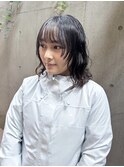 ボブパーマ/顔まわりカット