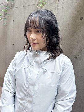 ジェノ(JENO by apish) ボブパーマ/顔まわりカット