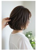 髪質改善ニュアンスカラーツヤ髪スタイルセンターパート