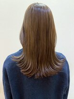 ビューティシモ 川越(Beautissimo) ラテベージュ ミディアムレイヤー 顔周りレイヤー 20代