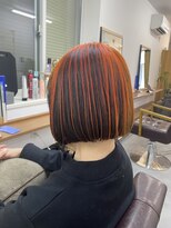 ランプ(Lamp) くびレイヤーグレーベージュニュアンスカラー白髪染め白髪ぼかし