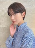 カット前髪カットショート/池袋