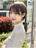 くすみカラー ミントアッシュ 韓国マッシュ オリーブグレージュ