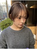ブリーチ/イメチェン/ホワイトブロンド/外ハネボブ/美髪