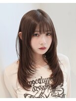 ロンドアンメゾン 原宿(Lond un Maison.)&nbsp;くびれヘア/アプリコットオレンジ/ハイライトカラー/レイヤー