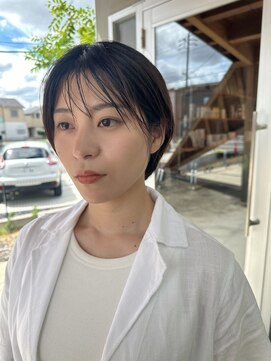 美容室 ビ フェスカ(B FESCA) 黒髪ショート/20代/30代/40代/ショートボブ丸みショート