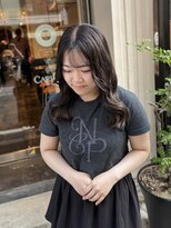 エヴリンアンドペイジ(Evelyn&paige)&nbsp;オリーブグレージュ/ミディアムロング【神戸/元町】