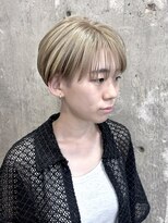 イデア(idea) ショートカット/カット/ブロンド/ベージュ/ダブルカラー