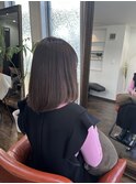艶々ミディアムボブ