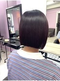 【高尾担当】タイトに収まる切りっぱなしボブ