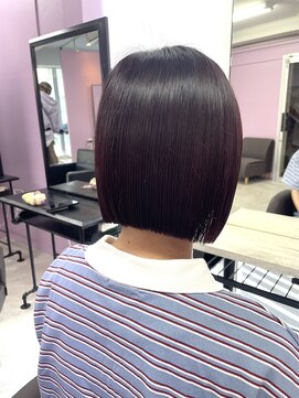 アヴァンス 難波店(AVANCE.) 【高尾担当】タイトに収まる切りっぱなしボブ