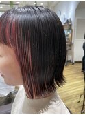 切りっぱなしボブ