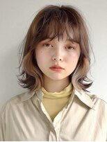 アンドレイ 表参道(andrey) 着物ヘア/ダークアッシュ/ミディアムレイヤーカット/表参道