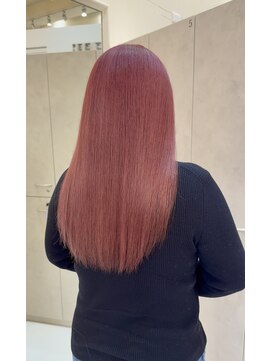 ラ ポルト ドゥ サワ(La Porte de SAWA) 長野市美容室/髪質改善◎艶感ピンクカラー