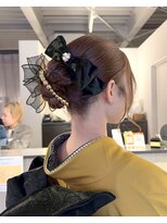 ギネス(Giness)&nbsp;着物ブラックリボンシニヨン