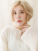 カバーヘア ブリス 北浦和(COVER HAIR bliss)&nbsp;ハイトーンカラープードルパーマイメチェンボブA9北浦和20代30代