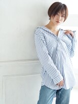 アビエクレール 河内花園(abije claire)&nbsp;まとまり小顔ショート★20代30代50代 髪質改善