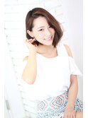【かきあげ重めボブ2ndブランジュワンサイドショート】の秘密♪