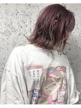 ノア ヘアデザイン 町田店(noa Hair Design) 外ハネきりっぱなし×チェリーブロッサム