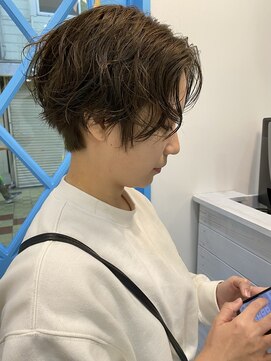 エフ ヘアーアンドリラクゼーション(F. hair & relaxation) 【F.】中崎町前髪長めハンサムマッシュショート