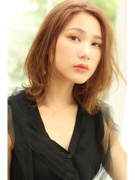 リアン 上尾店(Rien) ボブ/カーキグレージュ/マッシュショート/フェザーバンク[上尾]