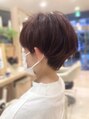 アッシュ 行徳店(Ash)&nbsp;ショートマッシュ☆耳を出すことでよりスッキリとした印象に◎