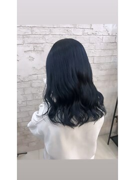 アジールヘア 池袋東口店(agir hair) ネイビーブルー 池袋東口