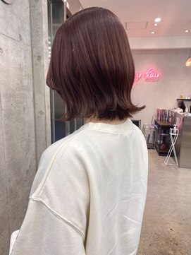 アジールヘア 赤羽駅南口店(agir hair) モーブピンクカラーイルミナカラーくびれヘア20代30代