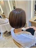 サンズベージュ×ナチュラルボブ