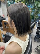 シェル 吉祥寺(shell)&nbsp;グレージュカラー/ボブウルフ/黒髪/ココアベージュ