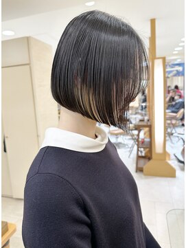 モリオ フロム ロンドン サッポロファクトリー店(morio FROM LONDON) 【morio札幌】札幌ボブ　　大人かわいい黒髪あごラインボブ