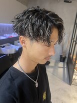 エリマバイフィフス 調布(elima by fifth)&nbsp;コントラストハイライトメンズハイライトパーマハイライトパーマ